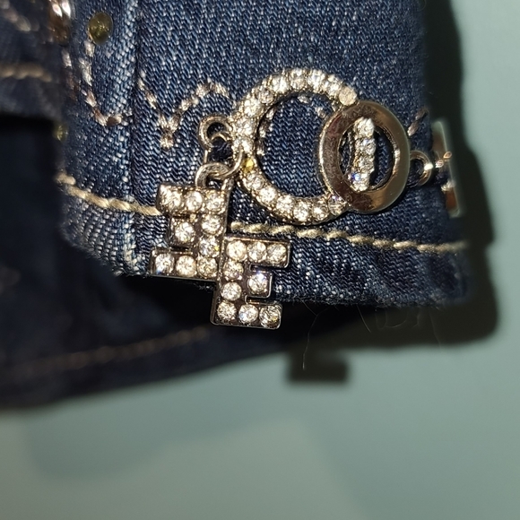 Extasy Western Denim open vest  , S - Picture 9 of 9